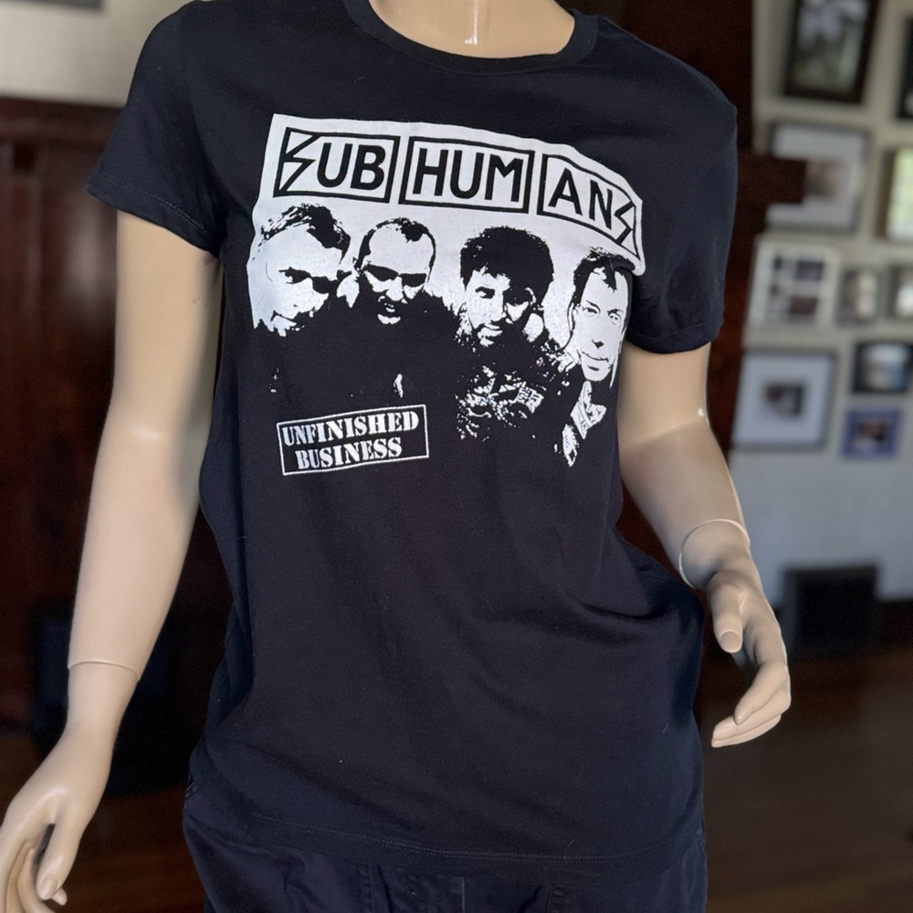 Womens Subhumans Band T-Shirt
